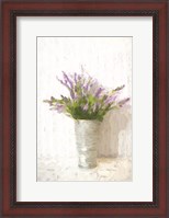 Framed Lavender on White