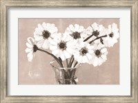 Framed Greige Floral