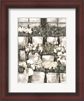 Framed Rows of Flowers