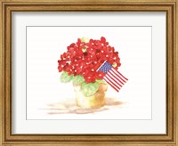 Framed Patriotic Flowers
