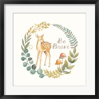 Framed Be Brave Deer