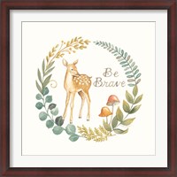 Framed Be Brave Deer