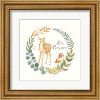 Framed Be Brave Deer