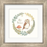 Framed Be Wise Owl