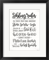 Framed Sibling Rules