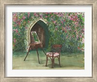 Framed Garden Painting