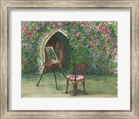 Framed Garden Painting