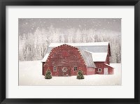 Framed Red Christmas