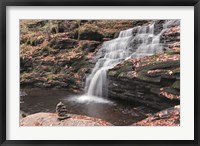 Framed Peaceful Day at Mohican Falls