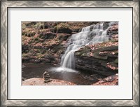 Framed Peaceful Day at Mohican Falls