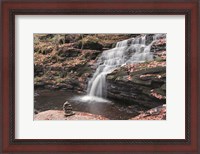 Framed Peaceful Day at Mohican Falls