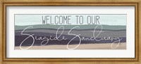 Framed Welcome to Our Seaside Sanctuary