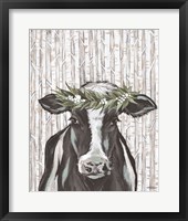 Framed Wanda the Winter Holstein