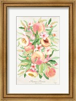 Framed Peach Bouquet