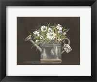 Framed Watering Can Daisy