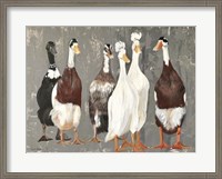 Framed Six Runner Ducks