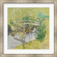 Framed John Henry Twachtman - The White Bridge