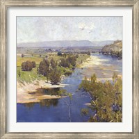 Framed Arthur Streeton - Cremorne Pastoral