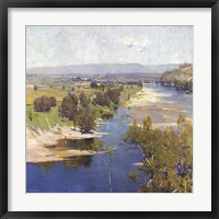 Framed Arthur Streeton - Cremorne Pastoral