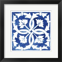 Framed Andalusian Tile III