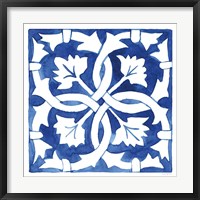 Framed Andalusian Tile III