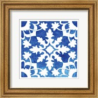 Framed Andalusian Tile II