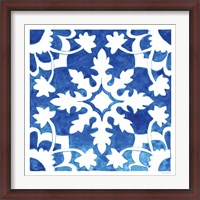 Framed Andalusian Tile II