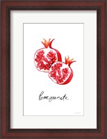 Framed Pomegranates