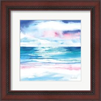 Framed Turquoise Sea I