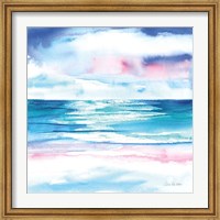 Framed Turquoise Sea I