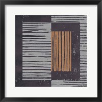 Primitive II Gray Framed Print