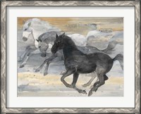 Framed Prancing Trio