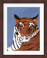 Framed Colorful Tiger