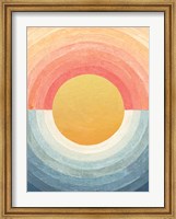 Framed Retro Vibes Abstract