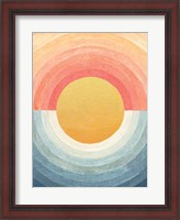 Framed Retro Vibes Abstract