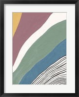 Framed Colorful Retro Abstract IV