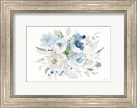 Framed Essence of Spring II Blue