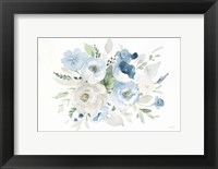 Framed Essence of Spring II Blue