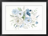 Essence of Spring II Blue Framed Print