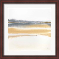 Framed Beige and Gold II