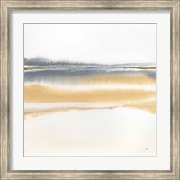 Framed Beige and Gold II