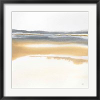 Framed Beige and Gold I