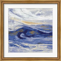 Framed Estuary Blue Sq