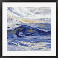 Framed Estuary Blue Sq