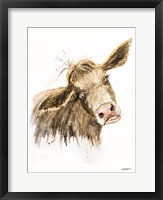 Framed Miles the Cow