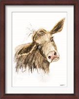 Framed Miles the Cow