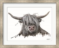 Framed Lucy the Highland Cow