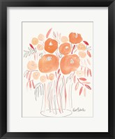 Framed Guava Blooms and Bubblegum Leaves