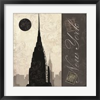 Framed New York City Moon