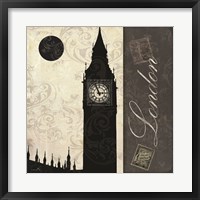 Framed 'London Moon' border=